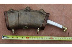 Antique gunpowder horn